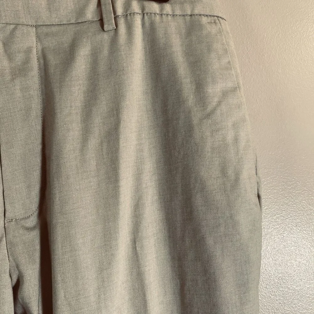 Banana Republic Core Temp Non Iron Slim Fit Tan Pants 33x32 Performance Stretch